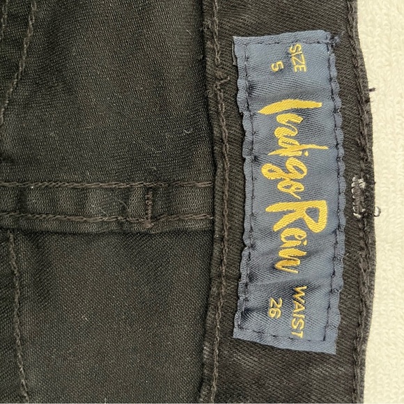 Women's Black Distressed Jeans indigo Rein - Picture 9 of 13